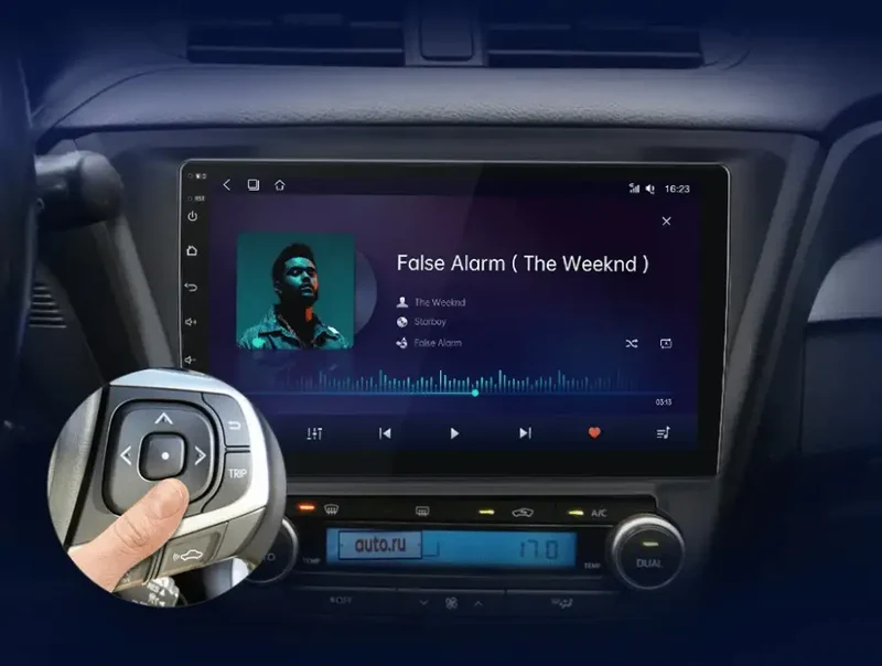 Radio Android do Toyota Avensis (2018-2020) CarPlay Android Auto 4G WiFi GPS DSP