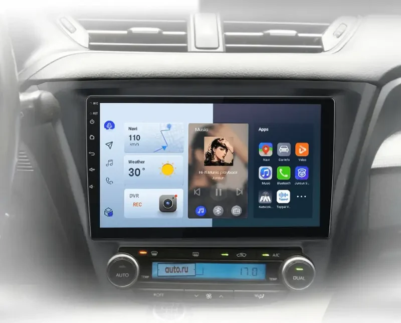 Radio Android do Toyota Avensis (2018-2020) CarPlay Android Auto 4G WiFi GPS DSP