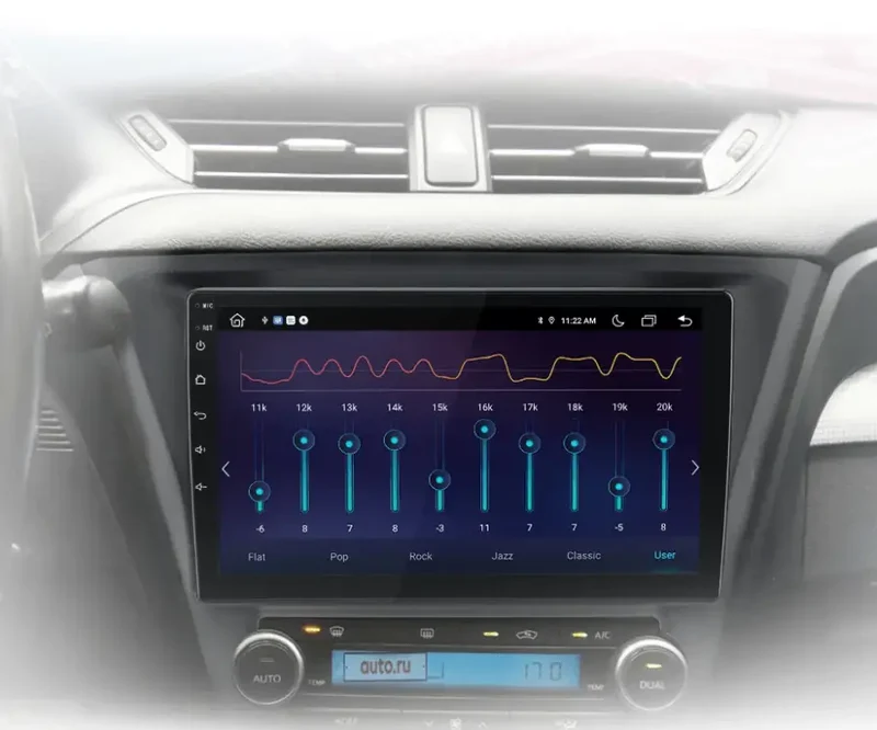 Radio Android do Toyota Avensis (2018-2020) CarPlay Android Auto 4G WiFi GPS DSP