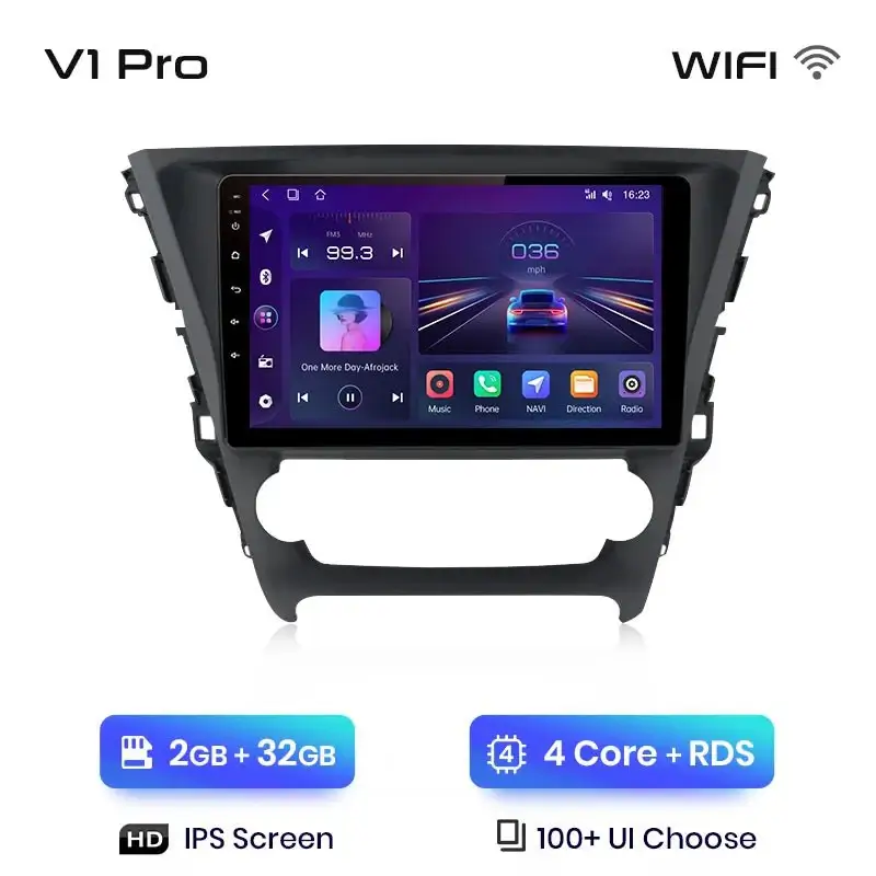 Radio Android do Toyota Avensis (2018-2020) CarPlay Android Auto 4G WiFi GPS DSP
