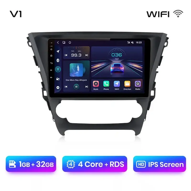 Radio Android do Toyota Avensis (2018-2020) CarPlay Android Auto 4G WiFi GPS DSP