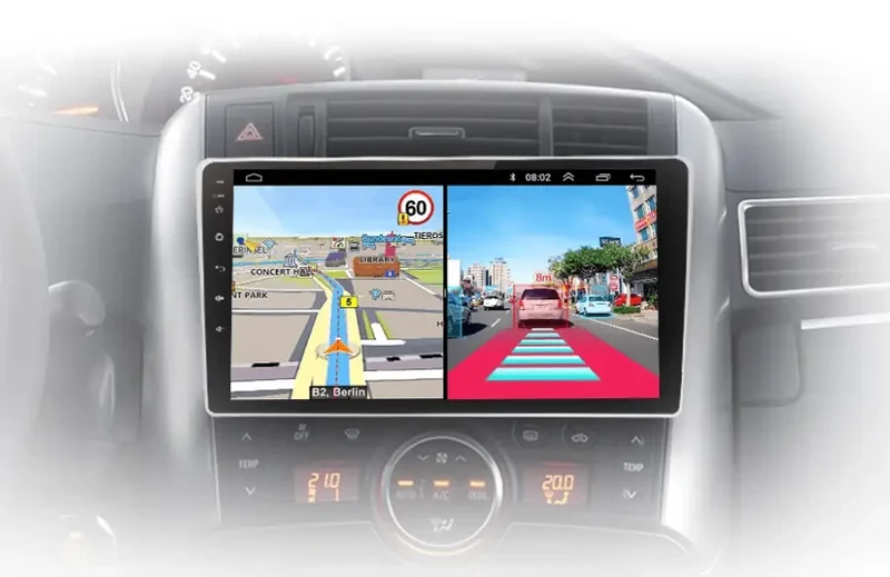 Radio Android do Toyota Verso R20 (2009-2018) CarPlay Android Auto 4G WiFi GPS DSP