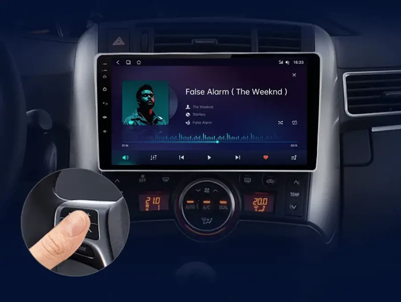 Radio Android do Toyota Verso R20 (2009-2018) CarPlay Android Auto 4G WiFi GPS DSP