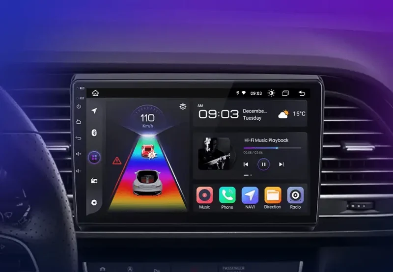 Radio Android do Seat Leon MK3 (2012-2020) CarPlay Android Auto 4G WiFi GPS DSP