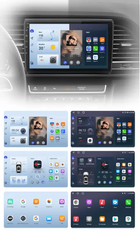 Radio Android do Seat Leon MK3 (2012-2020) CarPlay Android Auto 4G WiFi GPS DSP