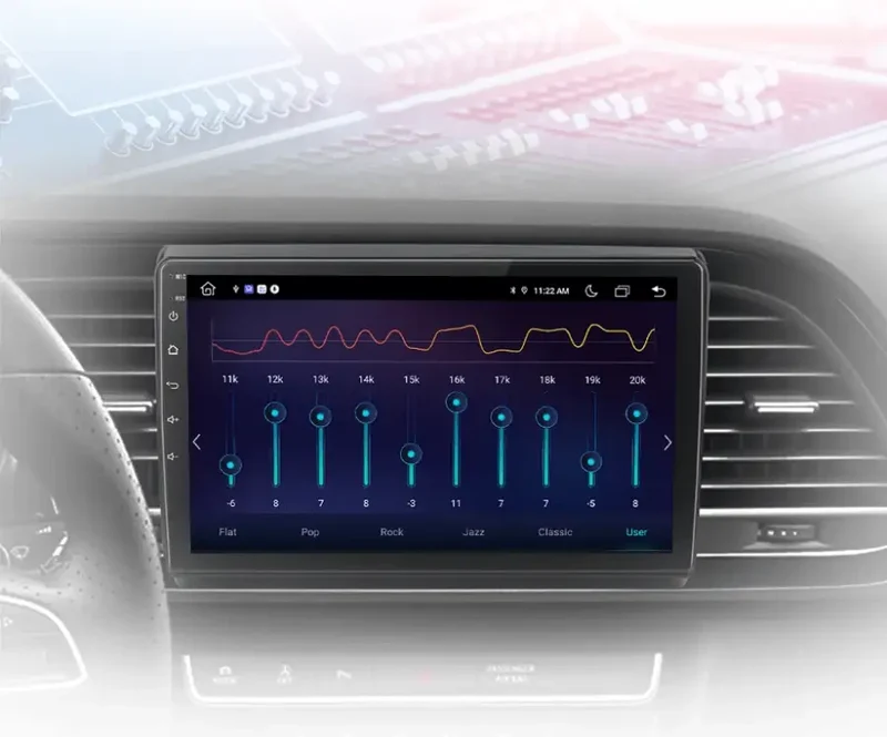 Radio Android do Seat Leon MK3 (2012-2020) CarPlay Android Auto 4G WiFi GPS DSP
