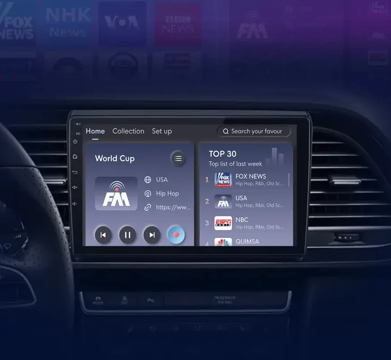 Radio Android do Seat Leon MK3 (2012-2020) CarPlay Android Auto 4G WiFi GPS DSP