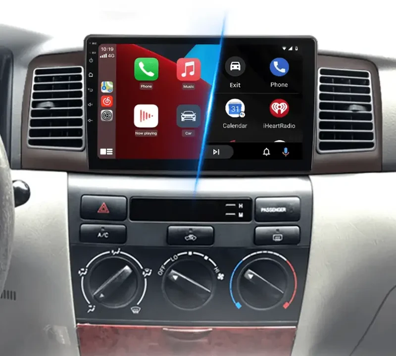 Radio Android do Toyota Corolla E120 E130 (2000-2004) CarPlay Android Auto 4G WiFi GPS DSP