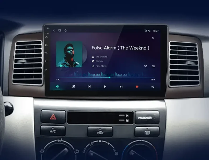 Radio Android do Toyota Corolla E120 E130 (2000-2004) CarPlay Android Auto 4G WiFi GPS DSP