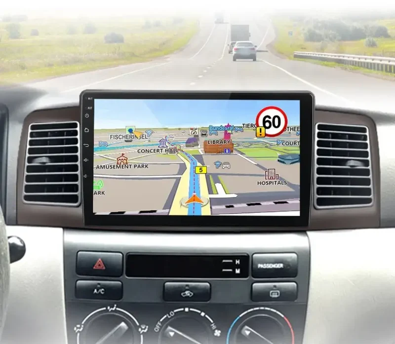 Radio Android do Toyota Corolla E120 E130 (2000-2004) CarPlay Android Auto 4G WiFi GPS DSP