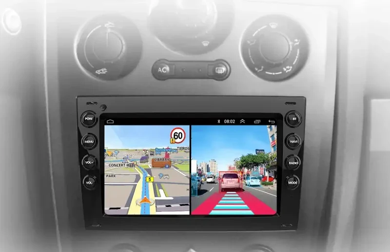 Radio Android do Renault Megane II (2002-2009) CarPlay Android Auto 4G WiFi GPS DSP