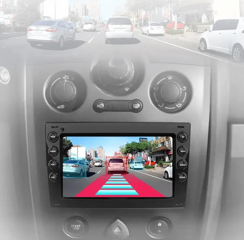 Radio Android do Renault Megane II (2002-2009) CarPlay Android Auto 4G WiFi GPS DSP