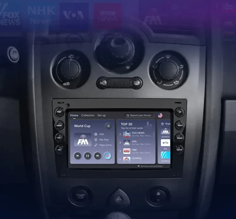 Radio Android do Renault Megane II (2002-2009) CarPlay Android Auto 4G WiFi GPS DSP