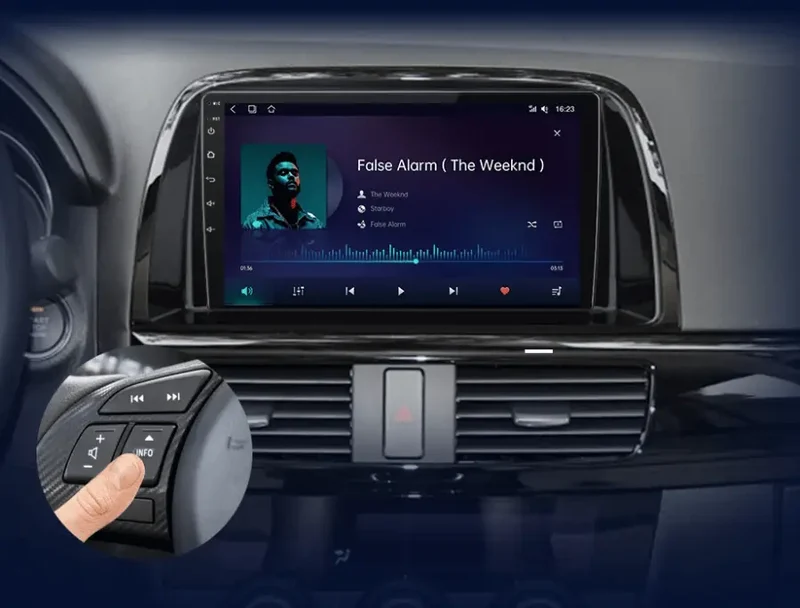 Radio Android do Mazda CX-5 (2012-2015) CarPlay Android Auto 4G WiFi GPS DSP