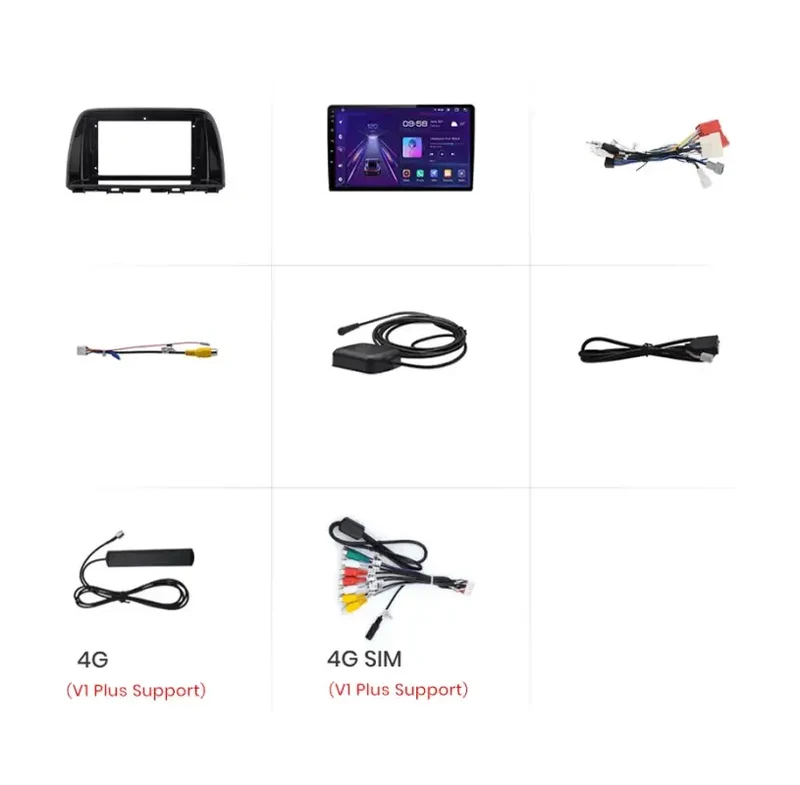 Radio Android do Mazda CX-5 (2012-2015) CarPlay Android Auto 4G WiFi GPS DSP