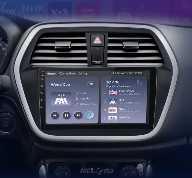 Radio Android do Suzuki SX4 S-Cross (2012-2016) CarPlay Android Auto 4G WiFi GPS DSP