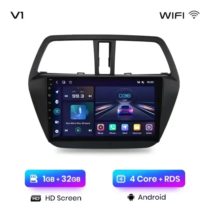 Radio Android do Suzuki SX4 S-Cross (2012-2016) CarPlay Android Auto 4G WiFi GPS DSP