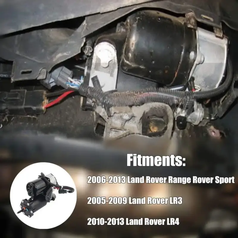 Pompa Powietrza Hitachi z Relayem do Land Rover Range Rover Sport Discovery 3 4 LR023964 LR045251