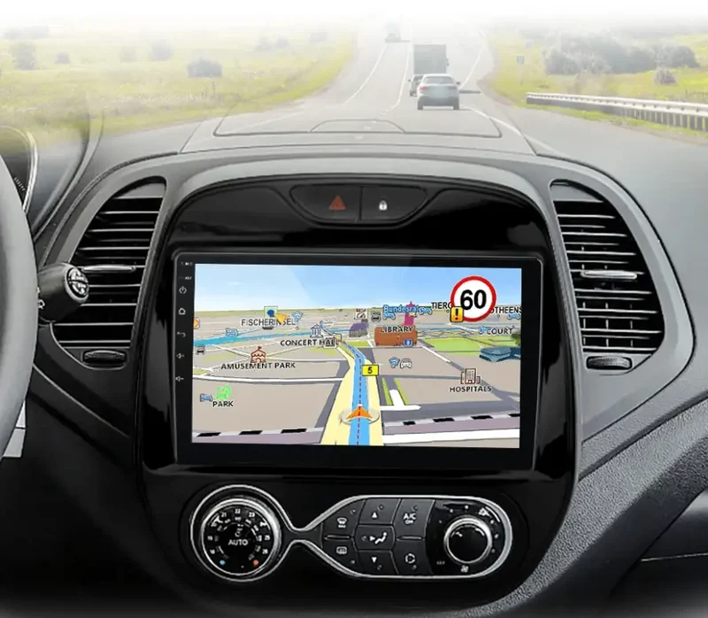 Radio Android do Renault Captur (2016-2019) CarPlay Android Auto 4G WiFi GPS DSP