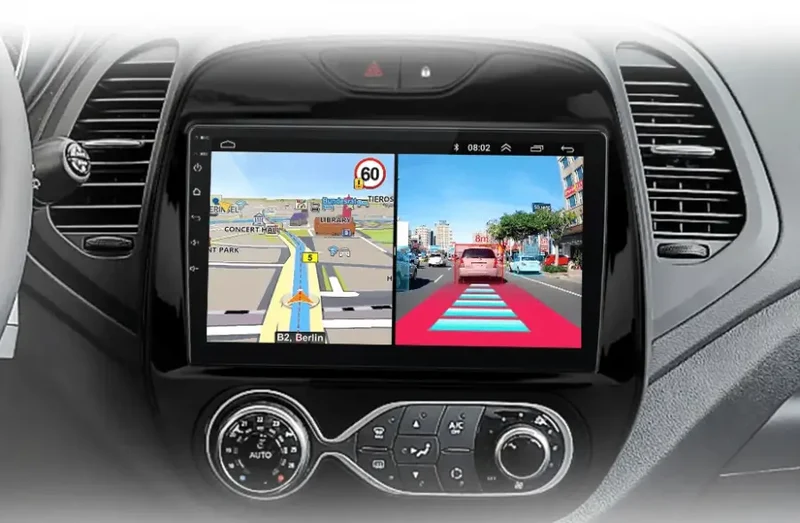 Radio Android do Renault Captur (2016-2019) CarPlay Android Auto 4G WiFi GPS DSP
