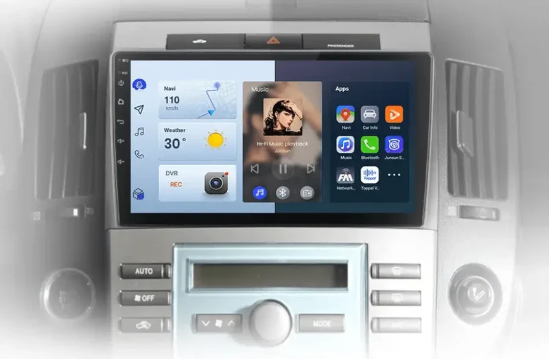 Radio Android do Toyota Corolla Verso (2004-2009) CarPlay Android Auto 4G WiFi GPS DSP