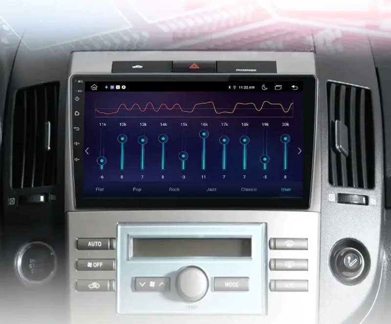 Radio Android do Toyota Corolla Verso (2004-2009) CarPlay Android Auto 4G WiFi GPS DSP