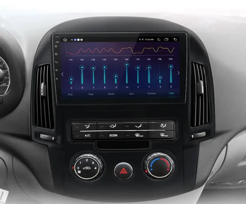 Radio Android do Hyundai i30 (2006-2011) CarPlay Android Auto 4G WiFi GPS DSP