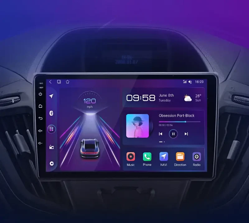 Radio Android do Ford Transit Custom Tourneo (2013-2021) CarPlay Android Auto 4G WiFi GPS DSP