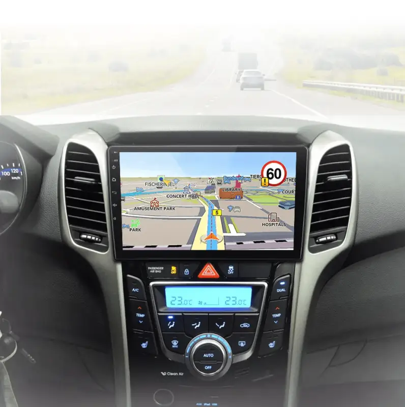Radio Android do Hyundai i30 Elantra GT (2011-2017) CarPlay Android Auto 4G WiFi GPS DSP