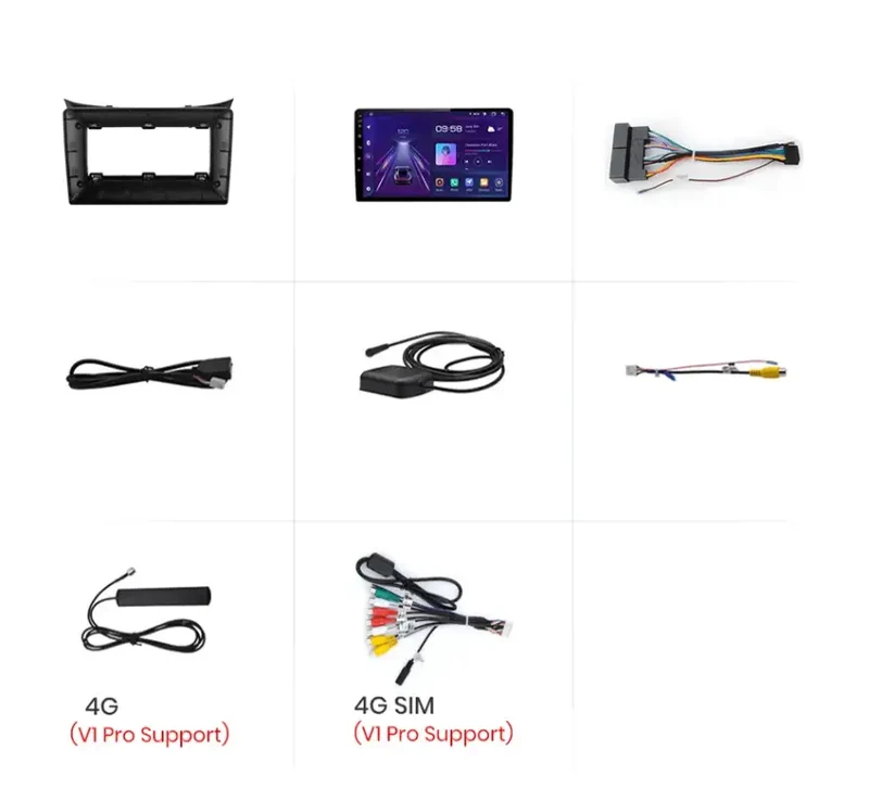 Radio Android do Hyundai i30 Elantra GT (2011-2017) CarPlay Android Auto 4G WiFi GPS DSP
