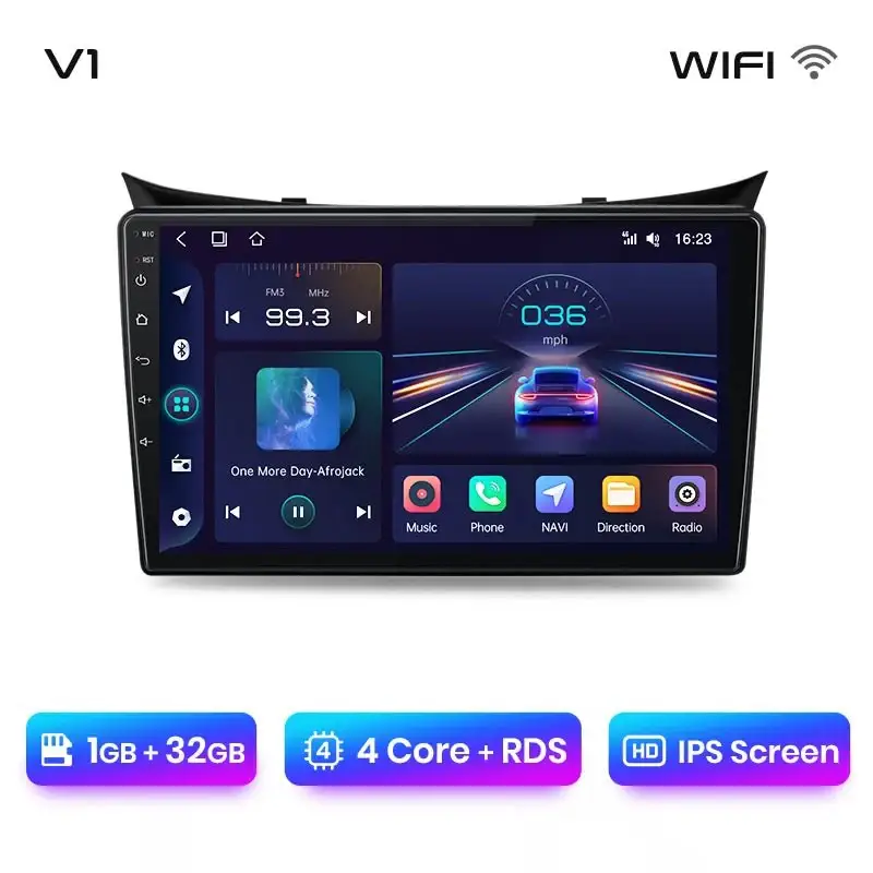 Radio Android do Hyundai i30 Elantra GT (2011-2017) CarPlay Android Auto 4G WiFi GPS DSP