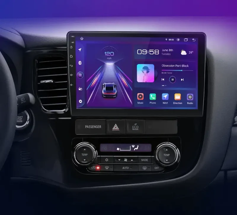 Radio Android do Mitsubishi Outlander III (2012-2018) CarPlay Android Auto 4G WiFi GPS DSP