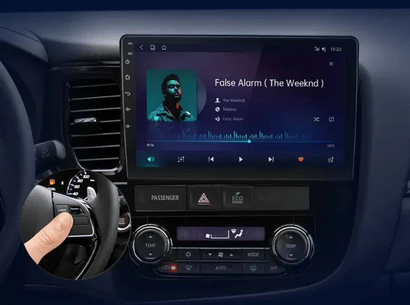 Radio Android do Mitsubishi Outlander III (2012-2018) CarPlay Android Auto 4G WiFi GPS DSP