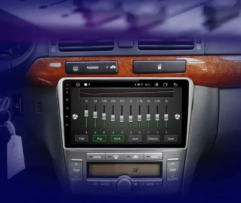Radio Android do Toyota Avensis T25 (2002-2008) CarPlay Android Auto 4G WiFi GPS DSP