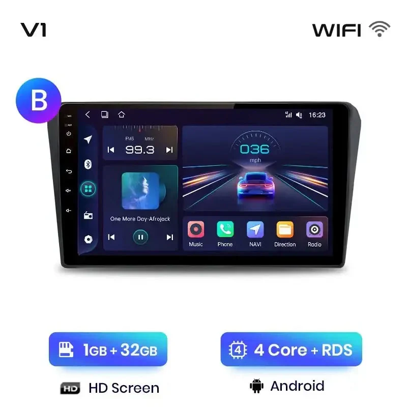 Radio Android do Toyota Avensis T25 (2002-2008) CarPlay Android Auto 4G WiFi GPS DSP