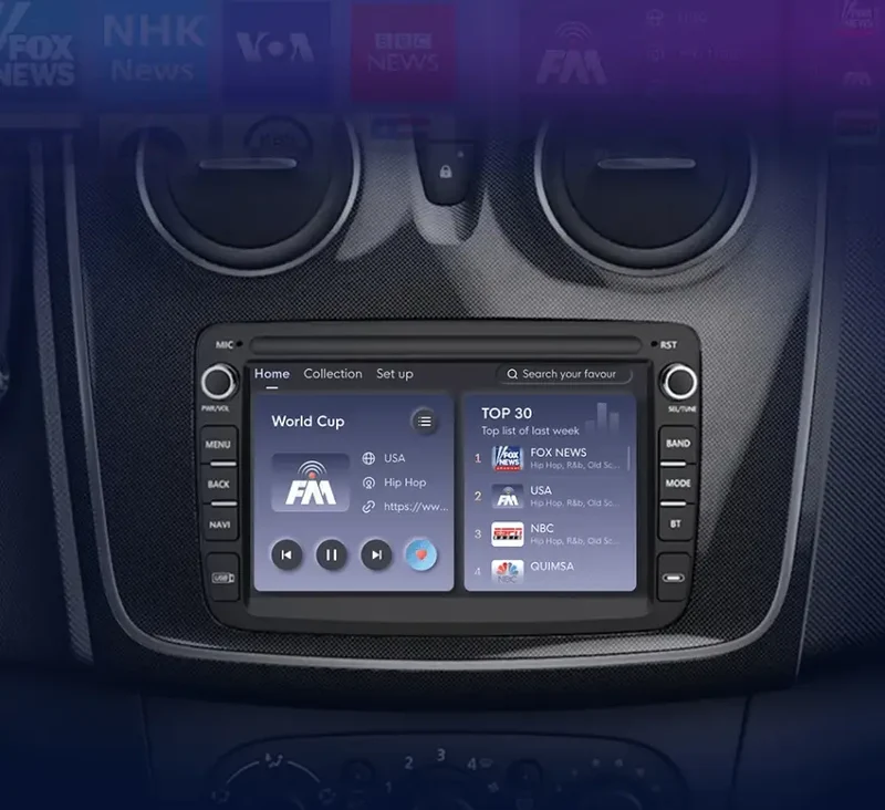 Radio Android do Dacia Renault Duster Sandero Captur Logan II Symbol Dokker CarPlay Android Auto 4G WiFi GPS DSP