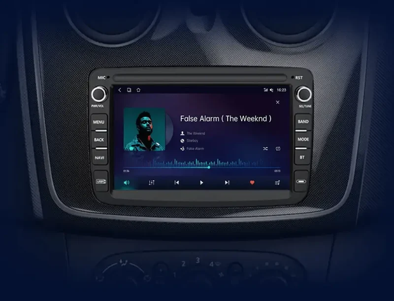 Radio Android do Dacia Renault Duster Sandero Captur Logan II Symbol Dokker CarPlay Android Auto 4G WiFi GPS DSP