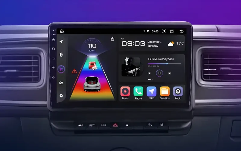 Radio Android do Renault Master Nissan NV400 Opel Movano (2009-2021) CarPlay Android Auto 4G WiFi GPS DSP