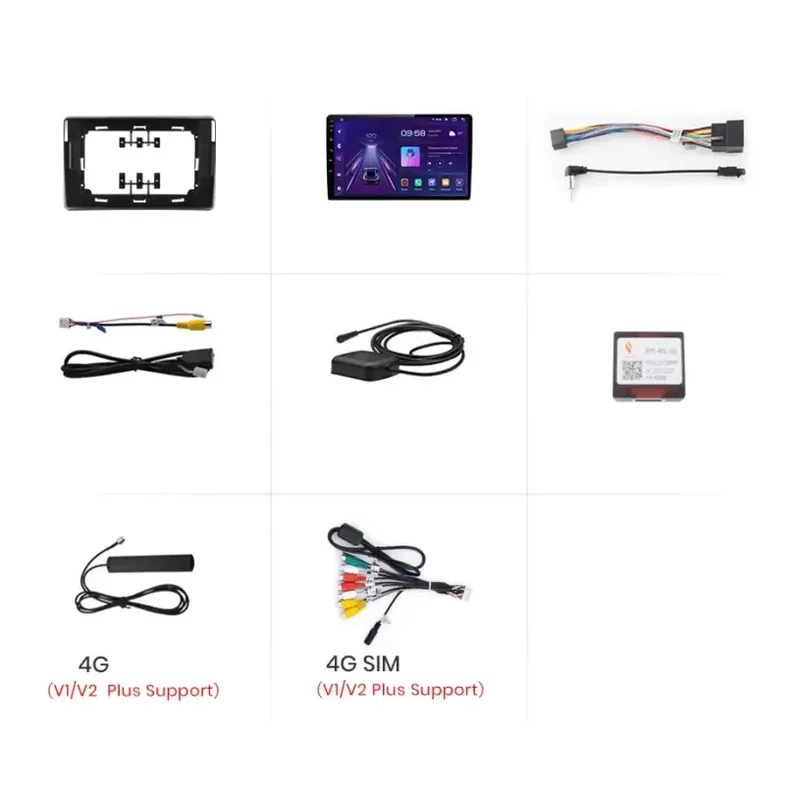 Radio Android do Renault Master Nissan NV400 Opel Movano (2009-2021) CarPlay Android Auto 4G WiFi GPS DSP