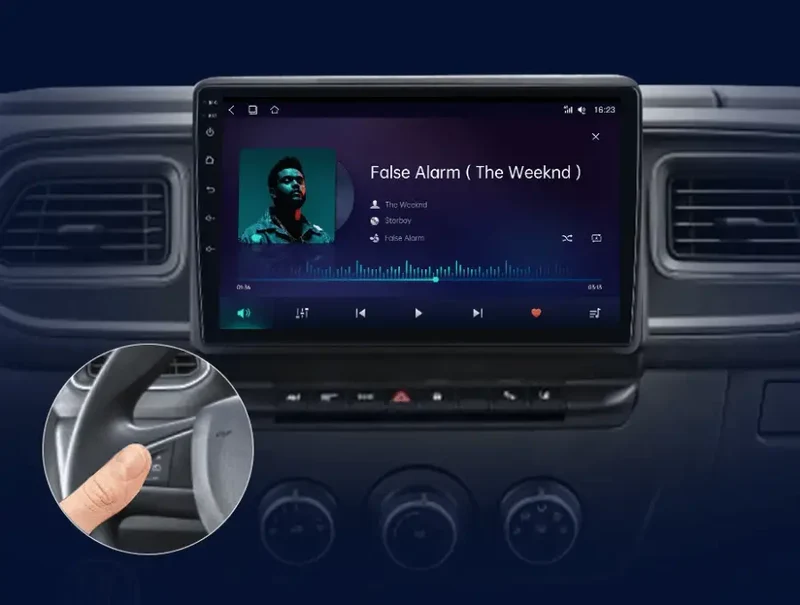 Radio Android do Renault Master Nissan NV400 Opel Movano (2009-2021) CarPlay Android Auto 4G WiFi GPS DSP