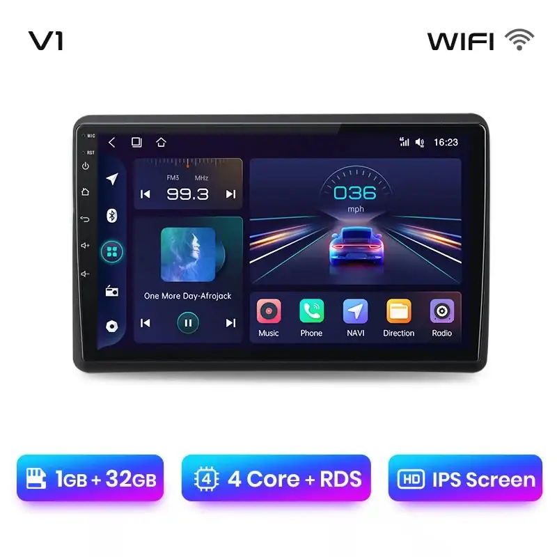 Radio Android do Renault Master Nissan NV400 Opel Movano (2009-2021) CarPlay Android Auto 4G WiFi GPS DSP