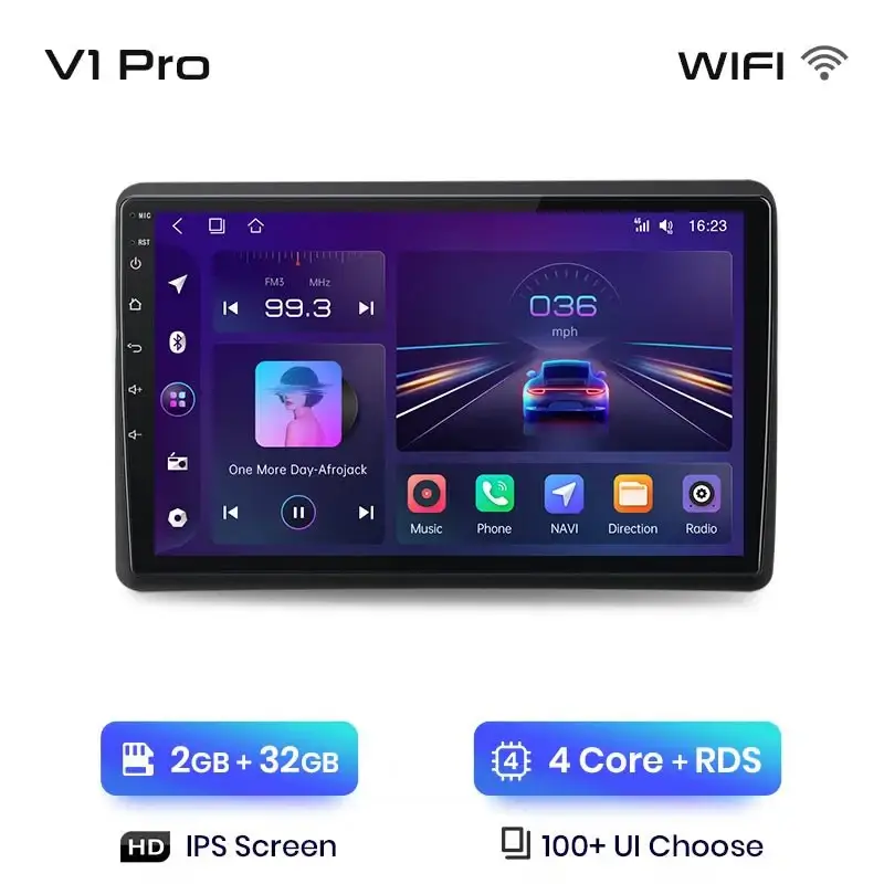 Radio Android do Renault Master Nissan NV400 Opel Movano (2009-2021) CarPlay Android Auto 4G WiFi GPS DSP