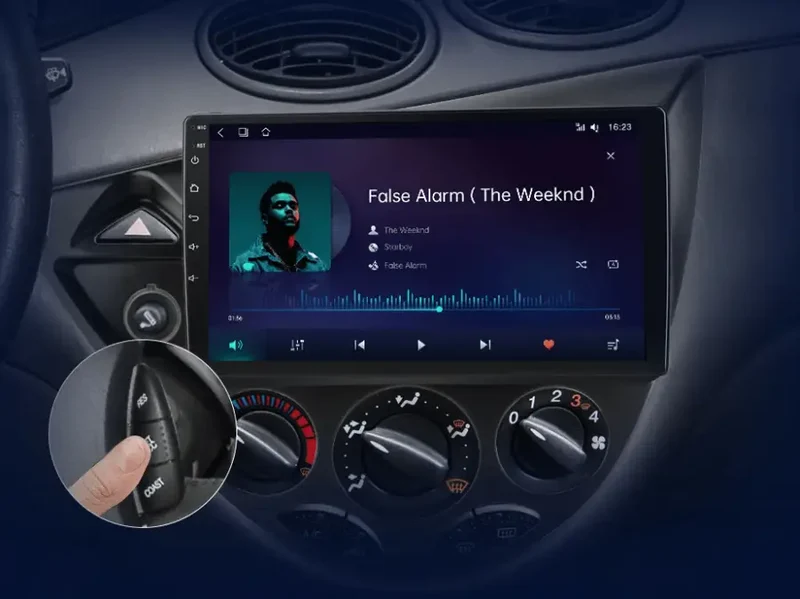 Radio Android do Ford Fiesta Focus MK1 1998-2004 (1995-2001) CarPlay Android Auto 4G WiFi GPS DSP