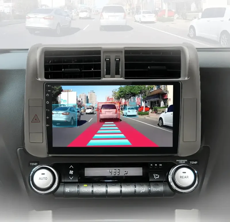 Radio Android do Toyota Land Cruiser Prado 150 (2009-2013) CarPlay Android Auto 4G WiFi GPS DSP