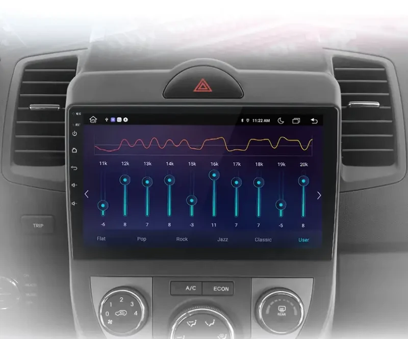 Radio Android do KIA Soul (2008-2013) CarPlay Android Auto 4G WiFi GPS DSP