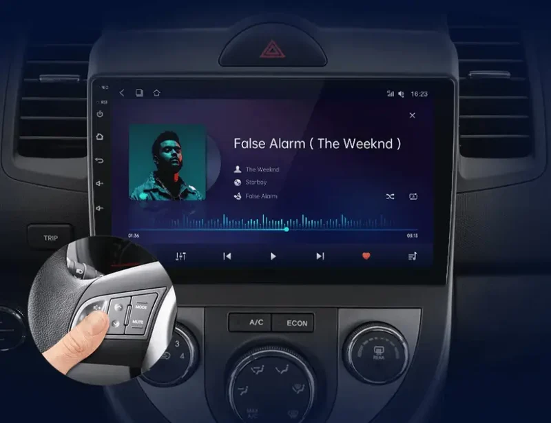 Radio Android do KIA Soul (2008-2013) CarPlay Android Auto 4G WiFi GPS DSP