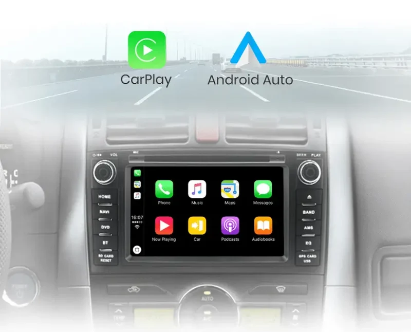 Radio Android do Toyota Auris (2008-2012) CarPlay Android Auto 4G WiFi GPS DSP