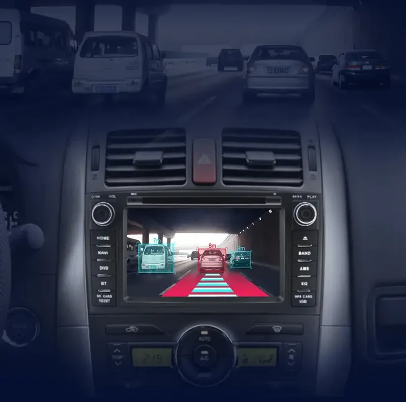 Radio Android do Toyota Auris (2008-2012) CarPlay Android Auto 4G WiFi GPS DSP