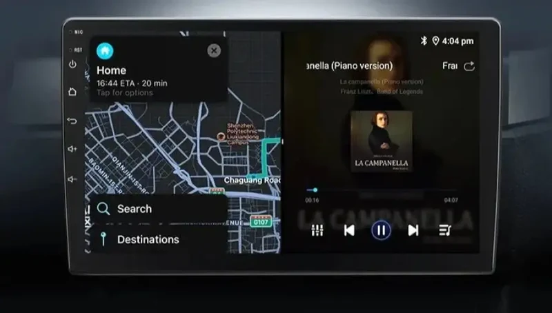 Radio Android do Jeep Compass (2007-2009) CarPlay Android Auto 4G WiFi GPS DSP