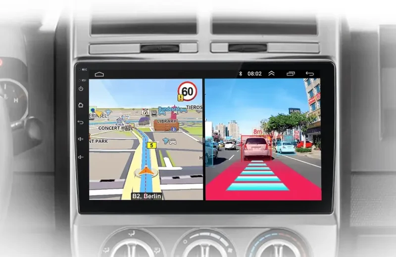 Radio Android do Jeep Compass (2007-2009) CarPlay Android Auto 4G WiFi GPS DSP